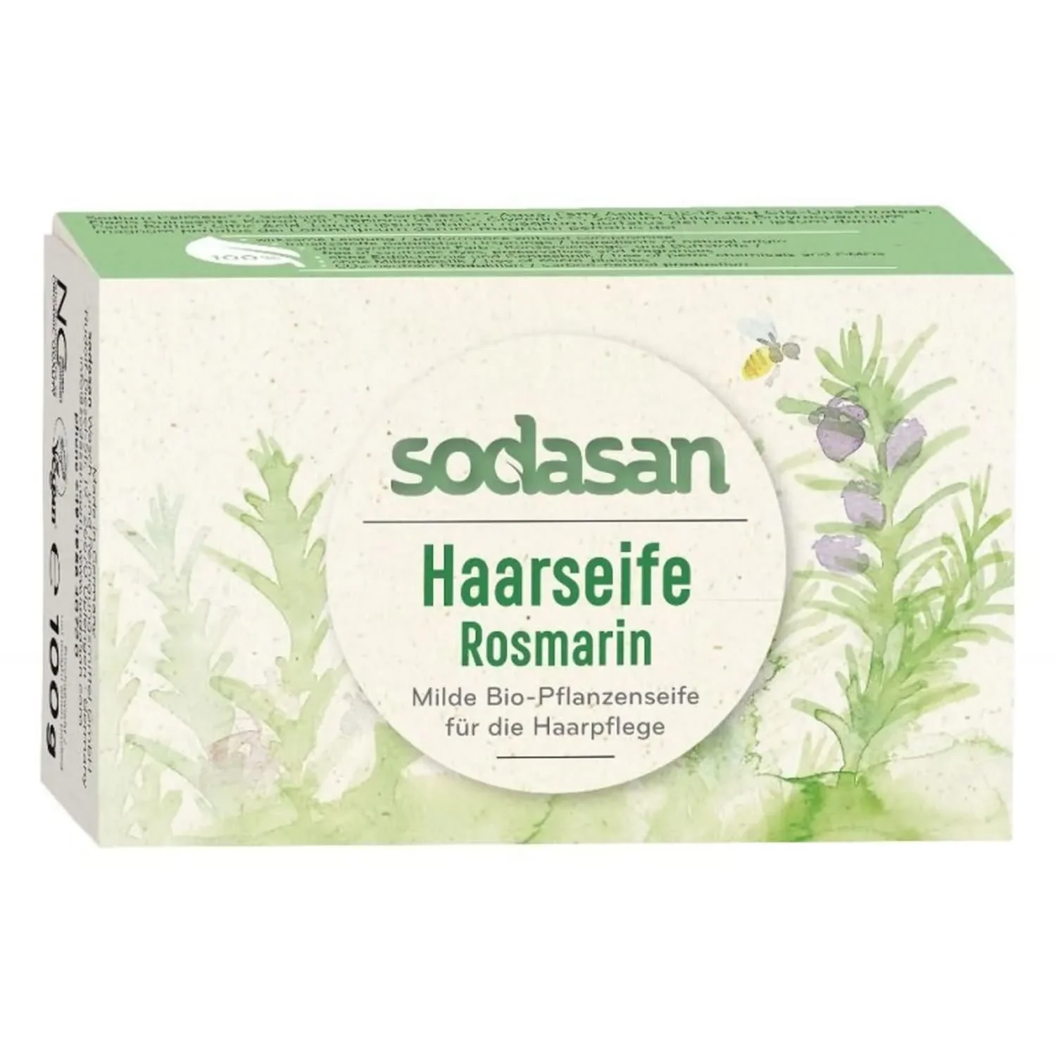 "SODASAN Haarseife 100 g Rosmarin image"