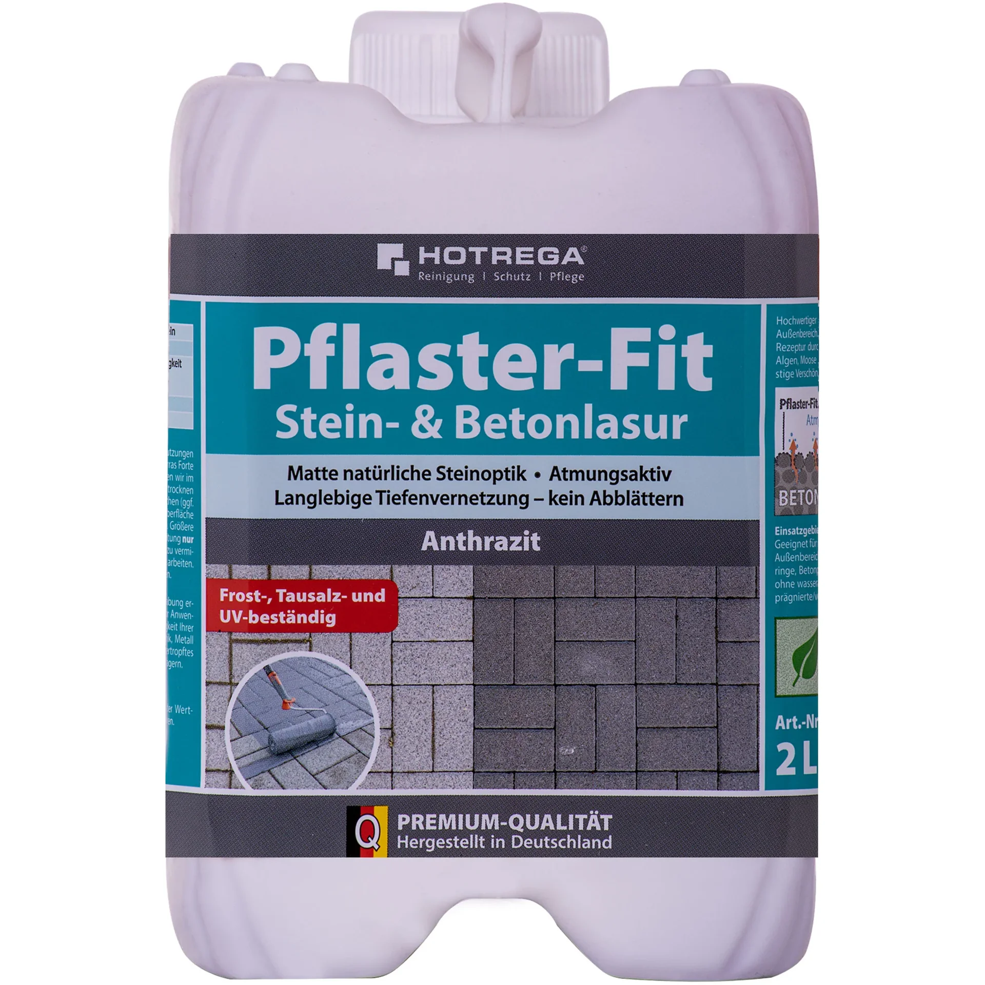 "HOTREGA Pflaster-Fit 2 Liter anthrazit Stein- & Betonlasur image"