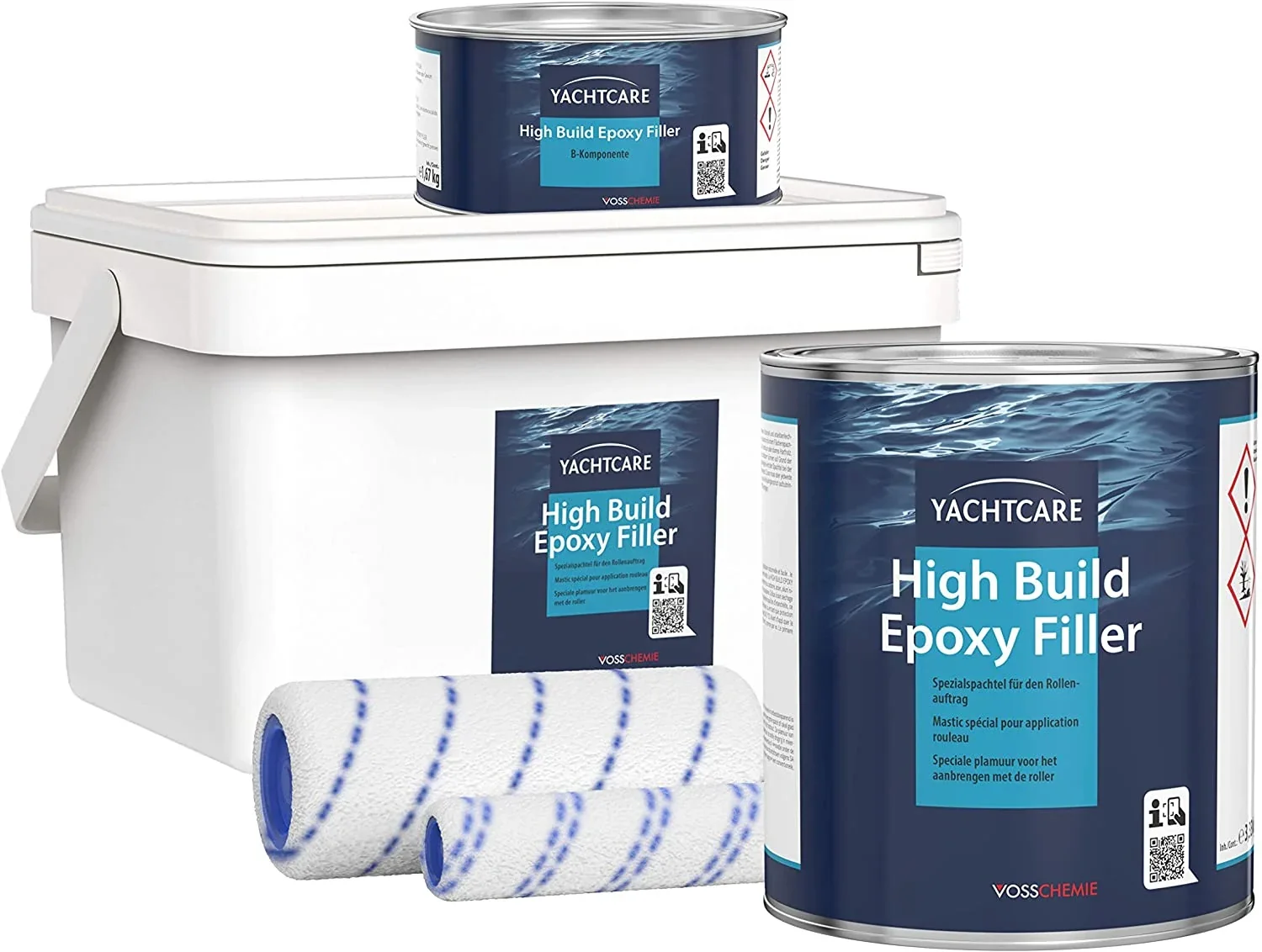 "YACHTCARE High Build Epoxy Fiber Filler 5 kg Epoxidspachtelmasse image"