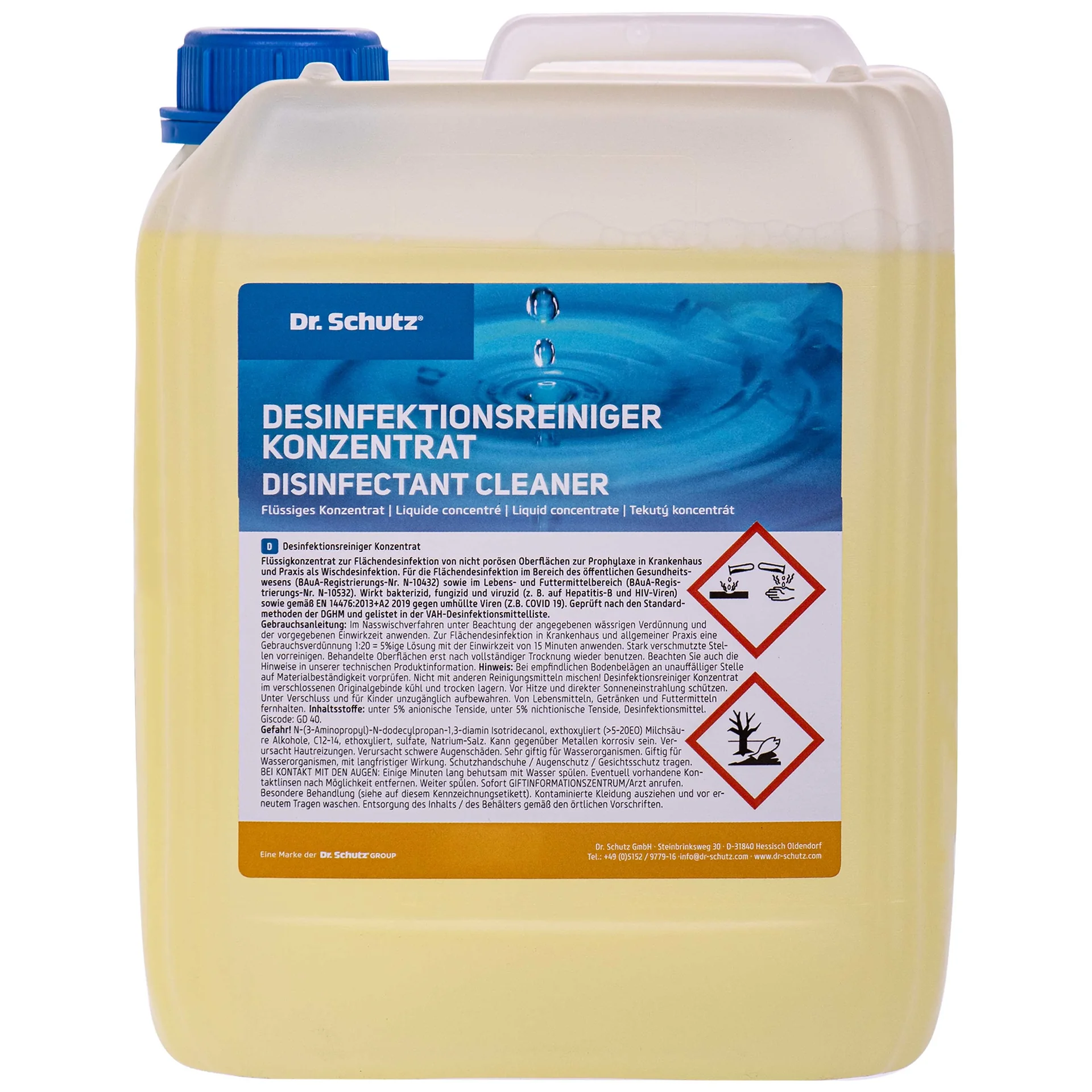 "DR. SCHUTZ Desinfektionsreiniger 5 Liter Konzentrat image"