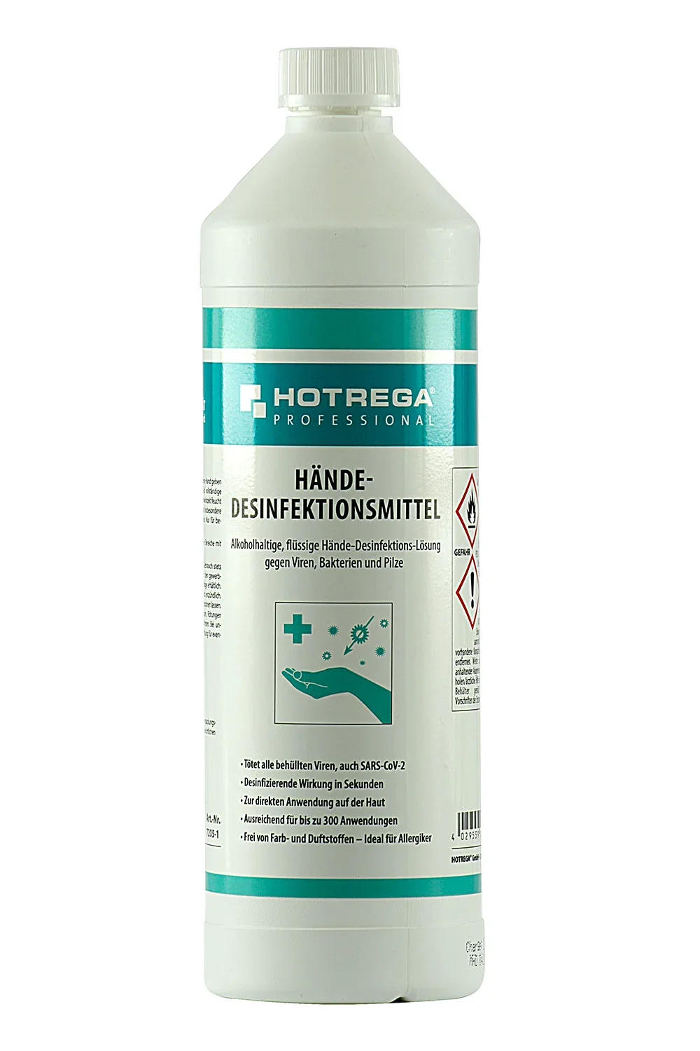 "HOTREGA Händedesinfektionsmittel 1 Liter image"