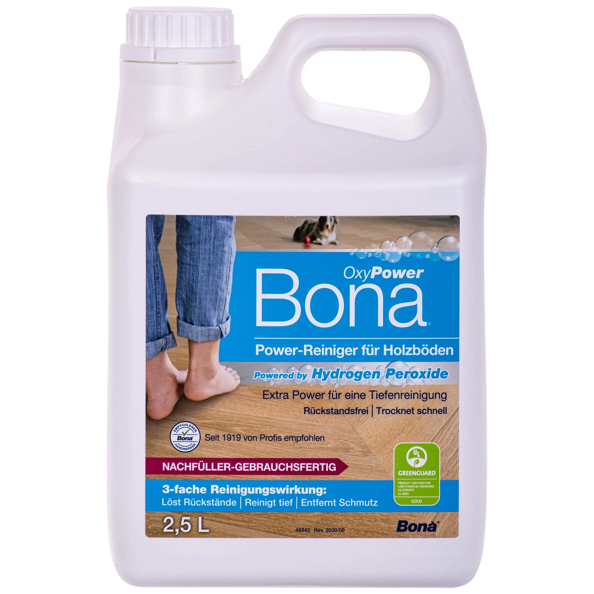 "BONA Reiniger 2,5 Liter OxyPower für Holzböden NF-Kanister f. Spray Mopp image"