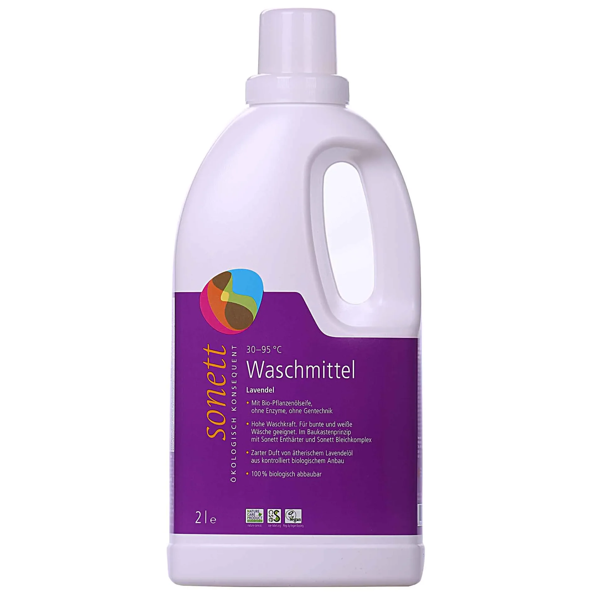 "SONETT Waschmittel flüssig Lavendel 2 x 2 Liter image"