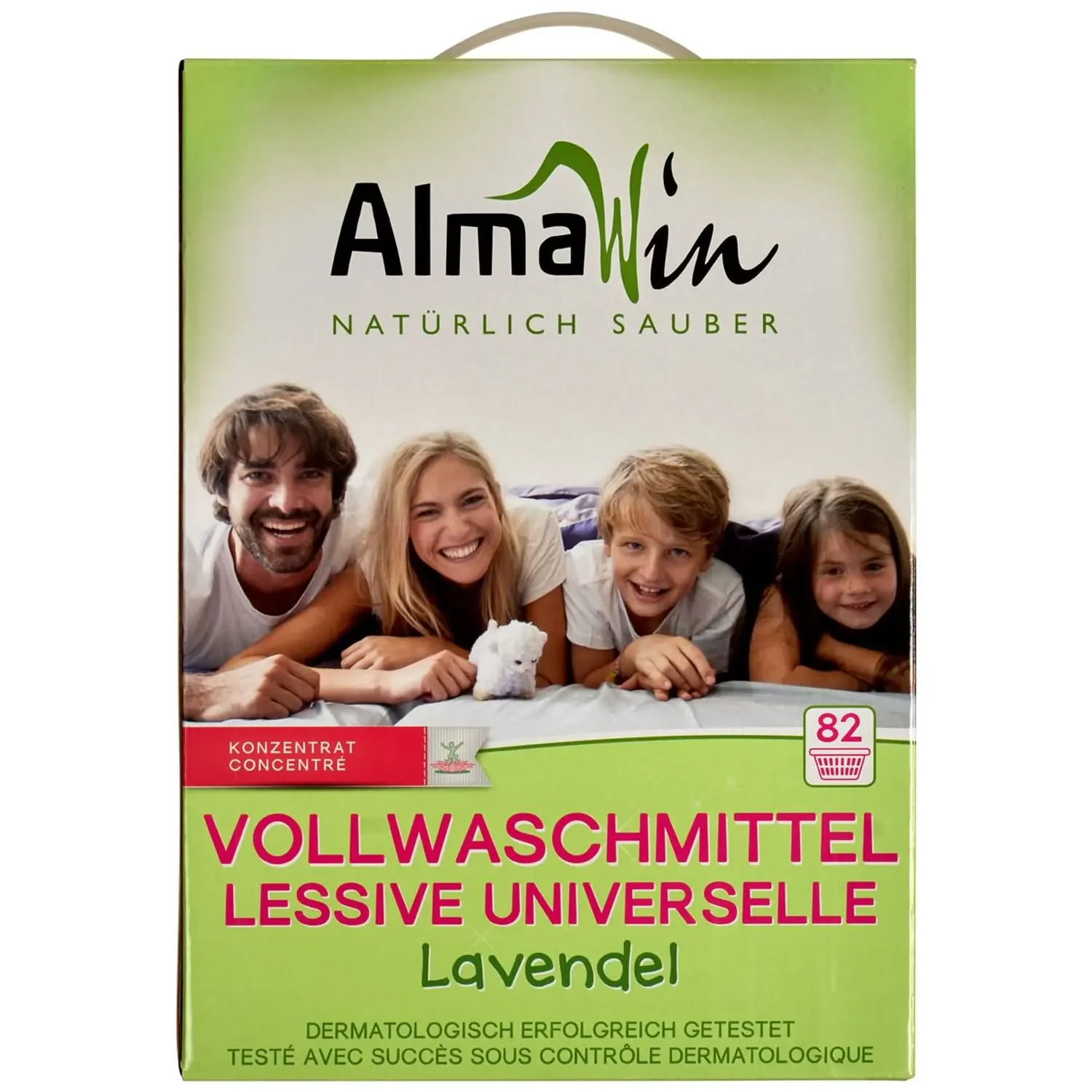 "ALMAWIN Vollwaschmittel 6 x 4,6 kg für ca. 492 Waschgänge image"