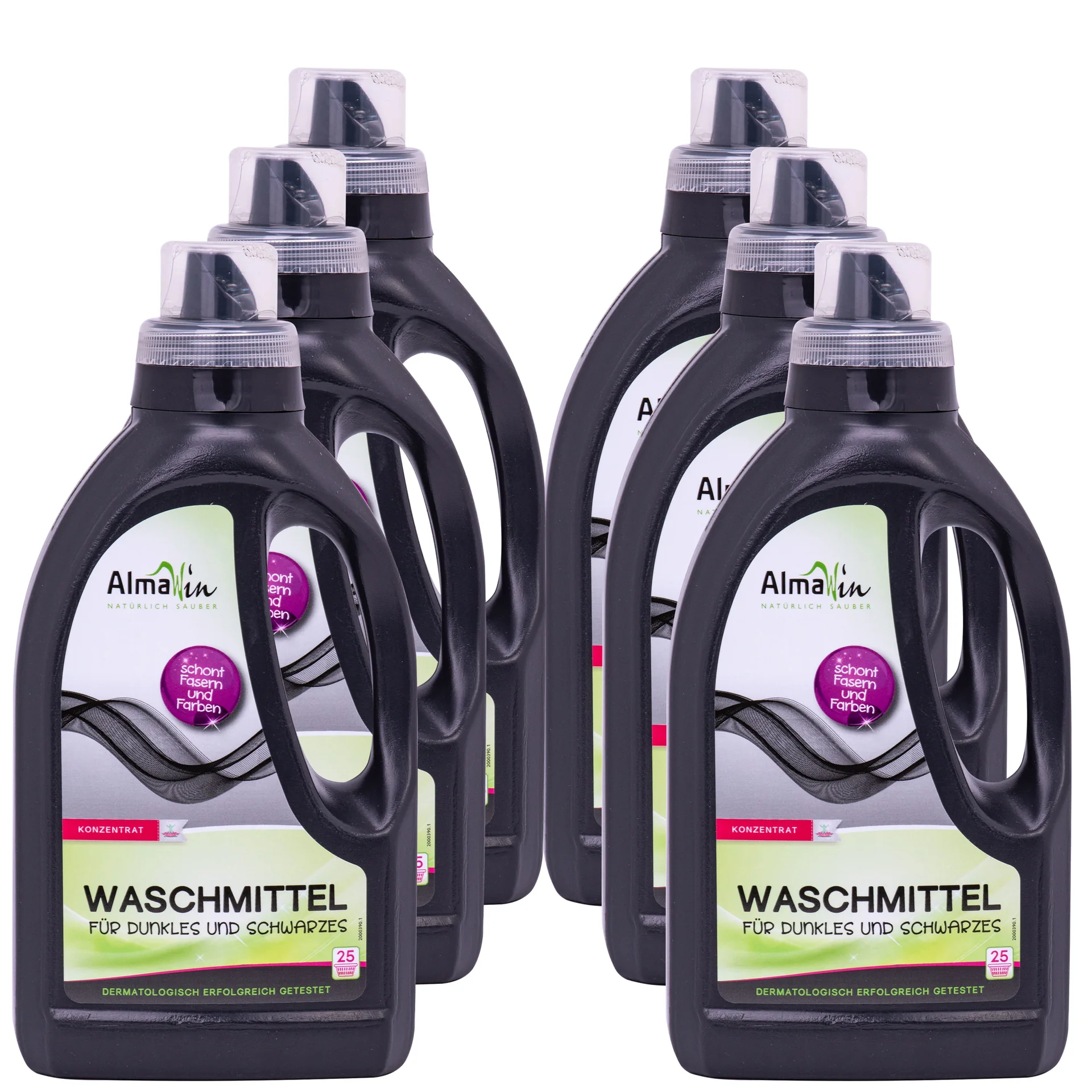 "ALMAWIN Waschmittel für Dunkles und Schwarzes 6 x 750 ml image"