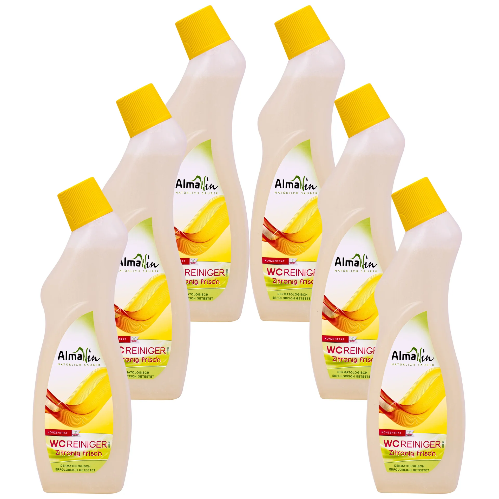"ALMAWIN WC Reiniger 6 x 750 ml zitronig frisch image"