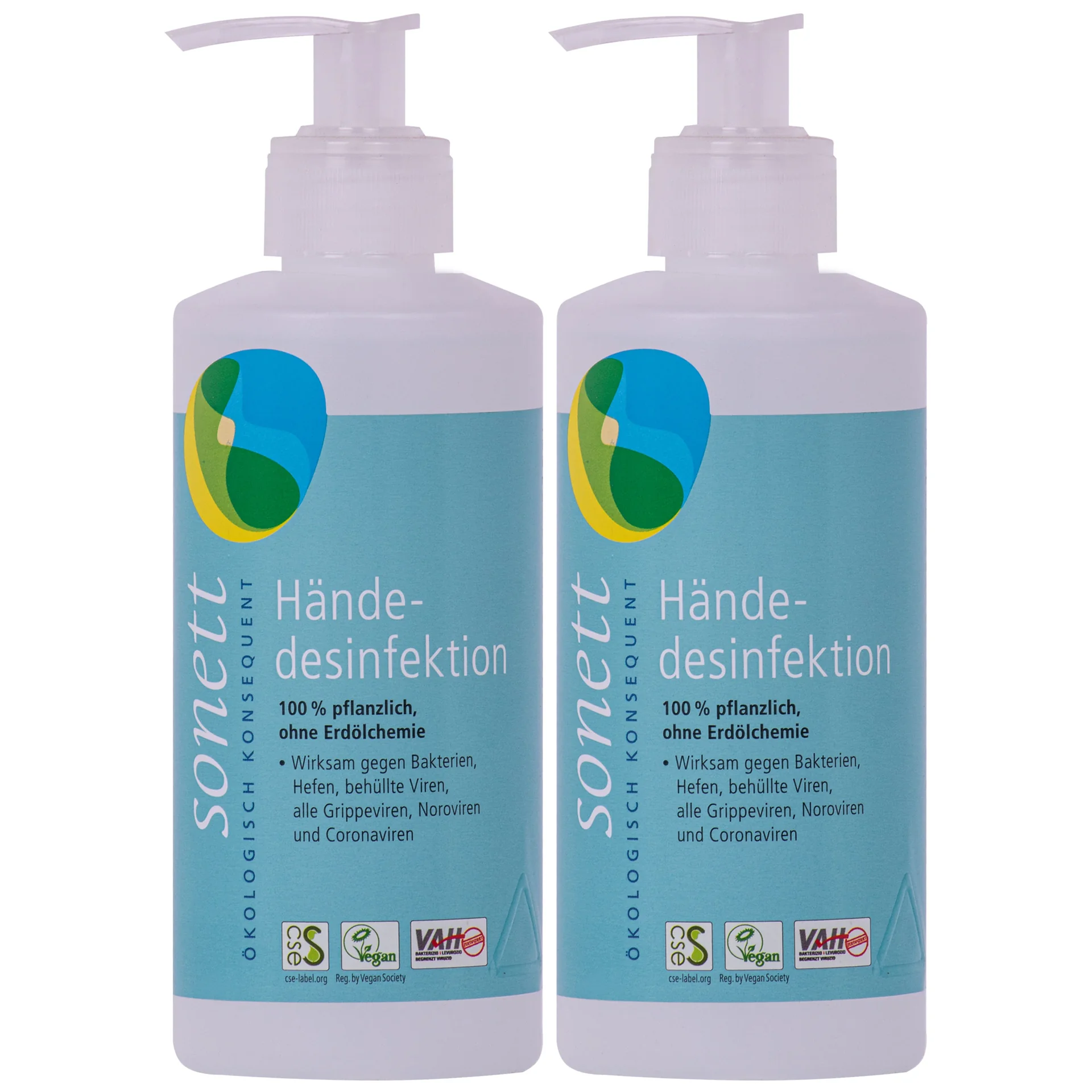 "SONETT Händedesinfektion 2 x 300 ml Spender image"
