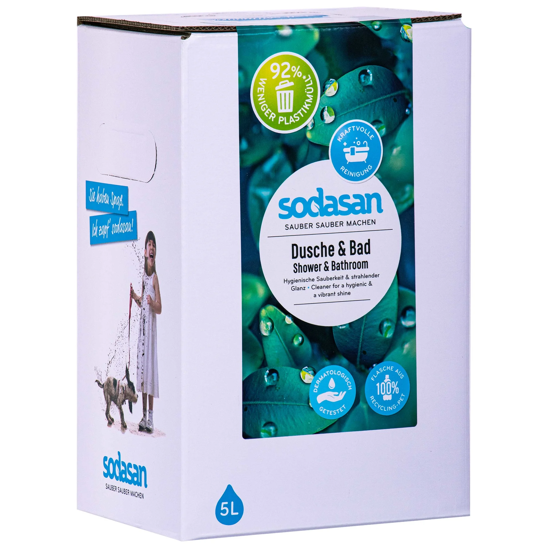 "SODASAN Dusche & Bad Reiniger 5 Liter Bag in Box image"