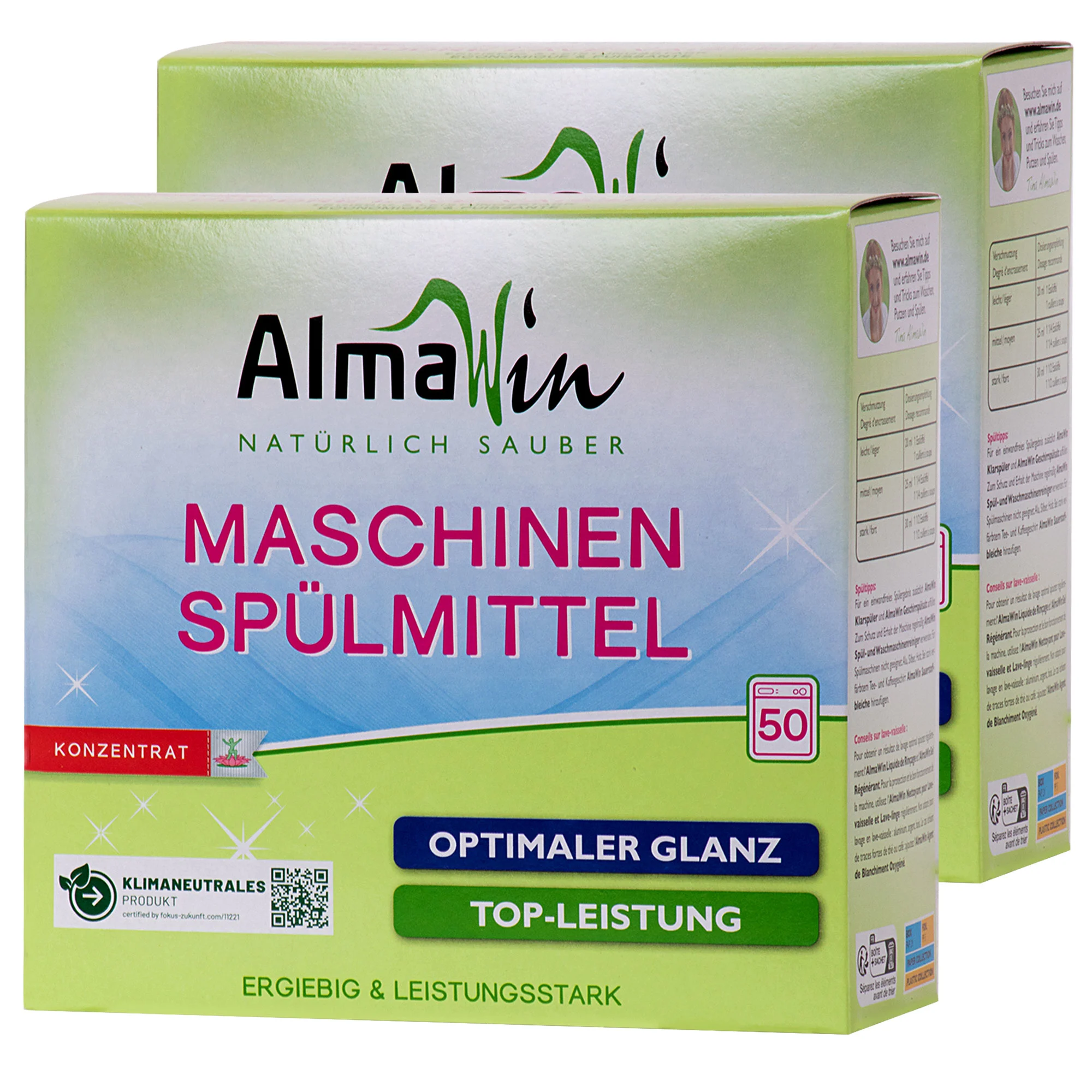 ALMAWIN Maschinenspülmittel 2 x 1,25 kg