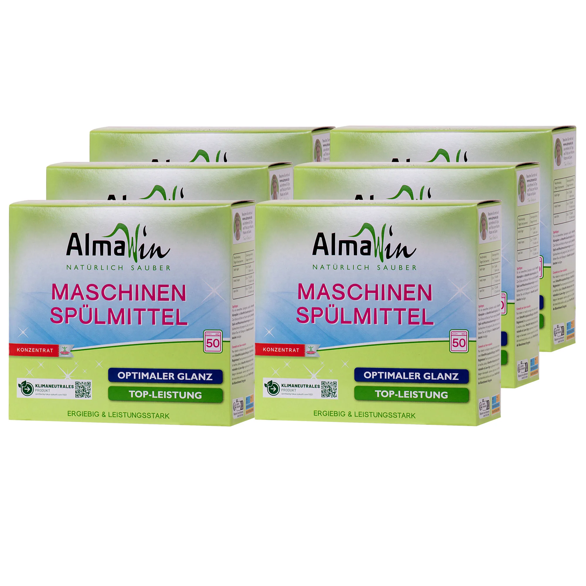 ALMAWIN Maschinenspülmittel 6 x 1,25 kg