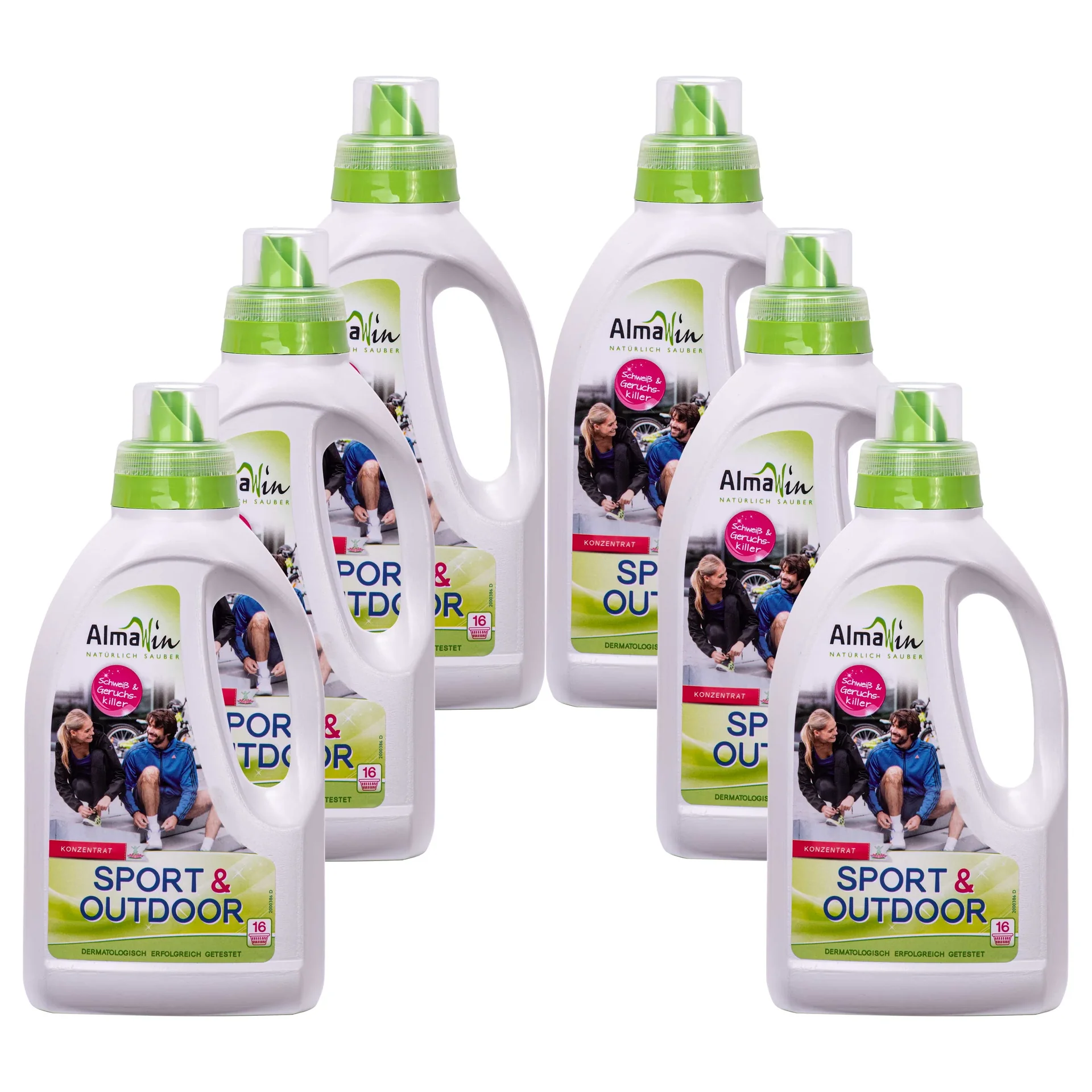 "ALMAWIN Sport + Outdoor Flüssigwaschmittel 6 x 750 ml image"