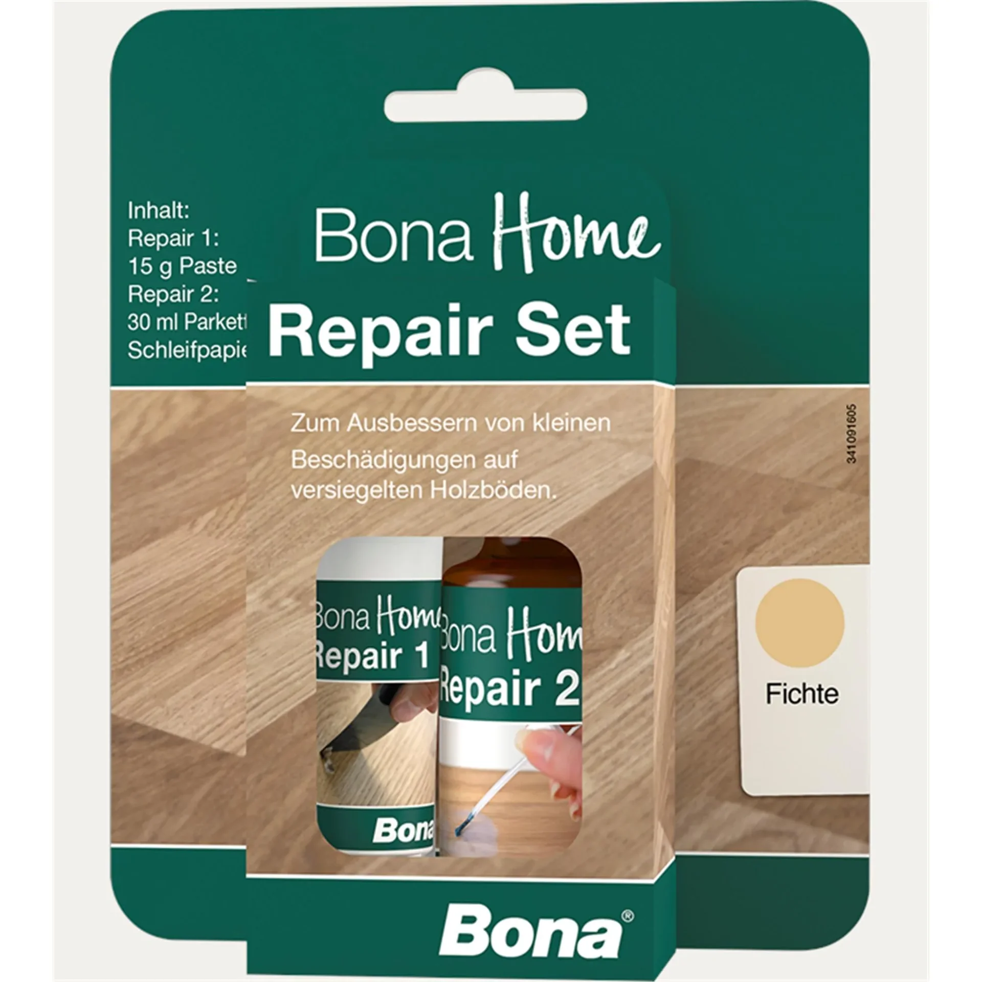 "BONA Home Reparatur Set 4 teilig Fichte/Esche Ash image"