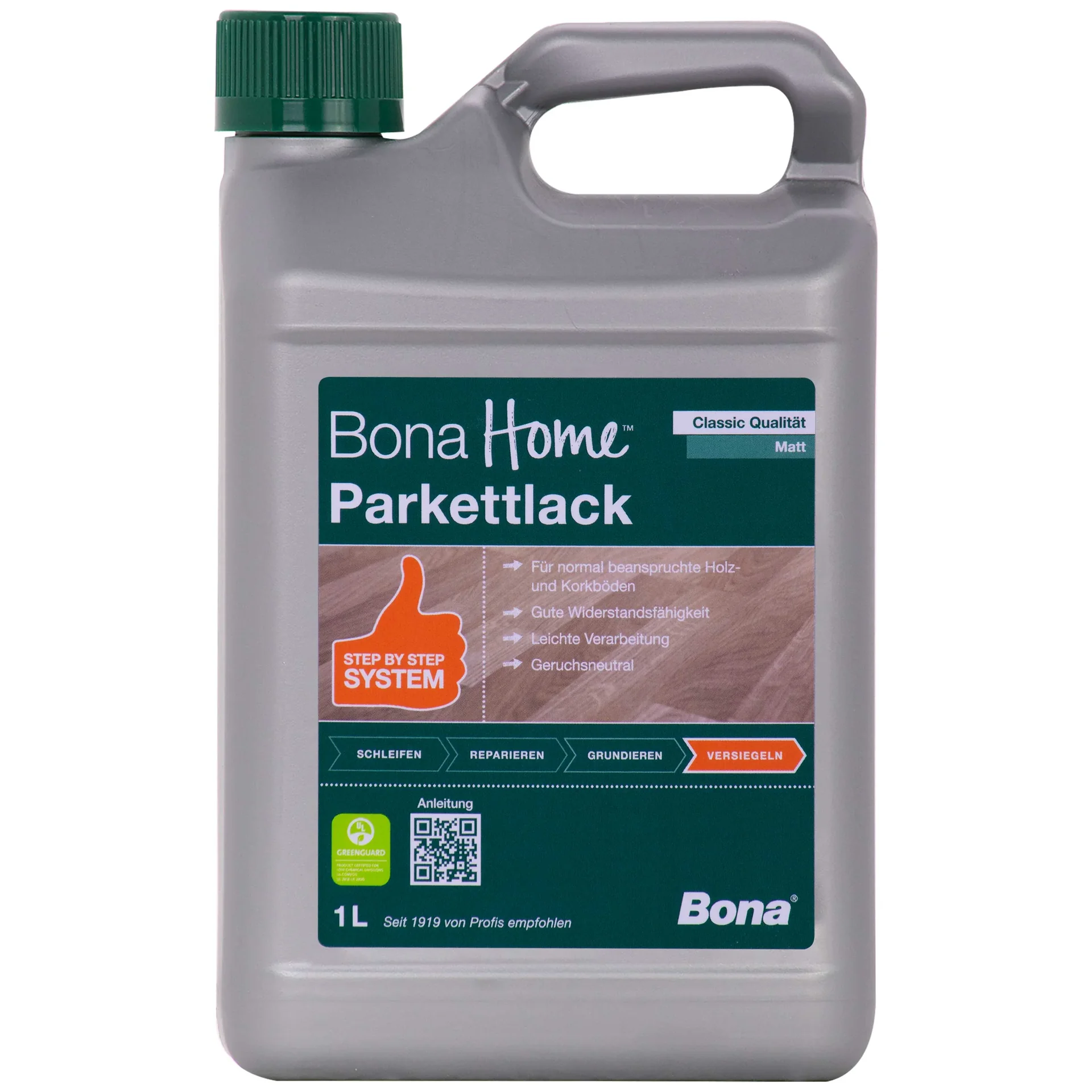 "BONA Home Parkettlack Classic 1 Liter matt image"
