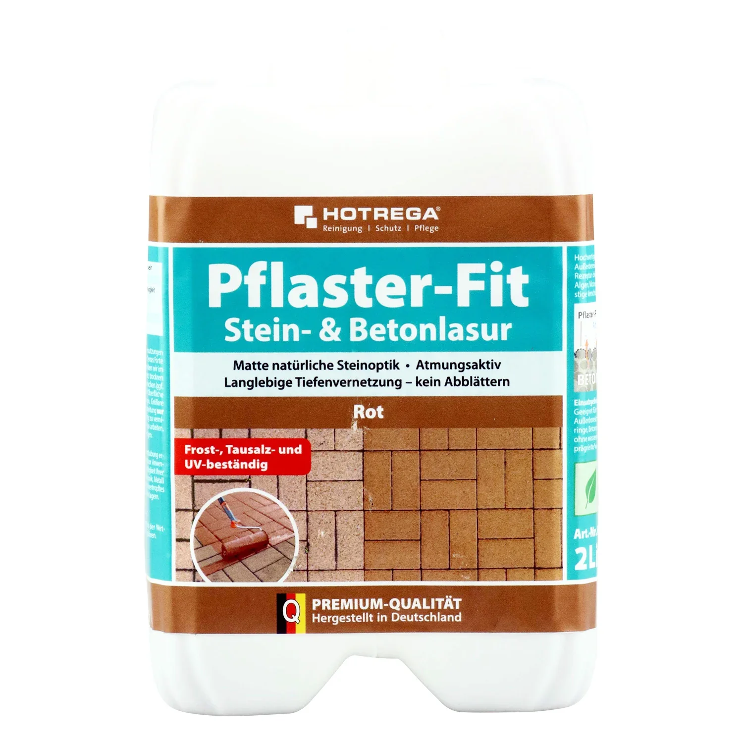 "HOTREGA Pflaster-Fit 6 x 2 Liter rot Stein- & Betonlasur image"