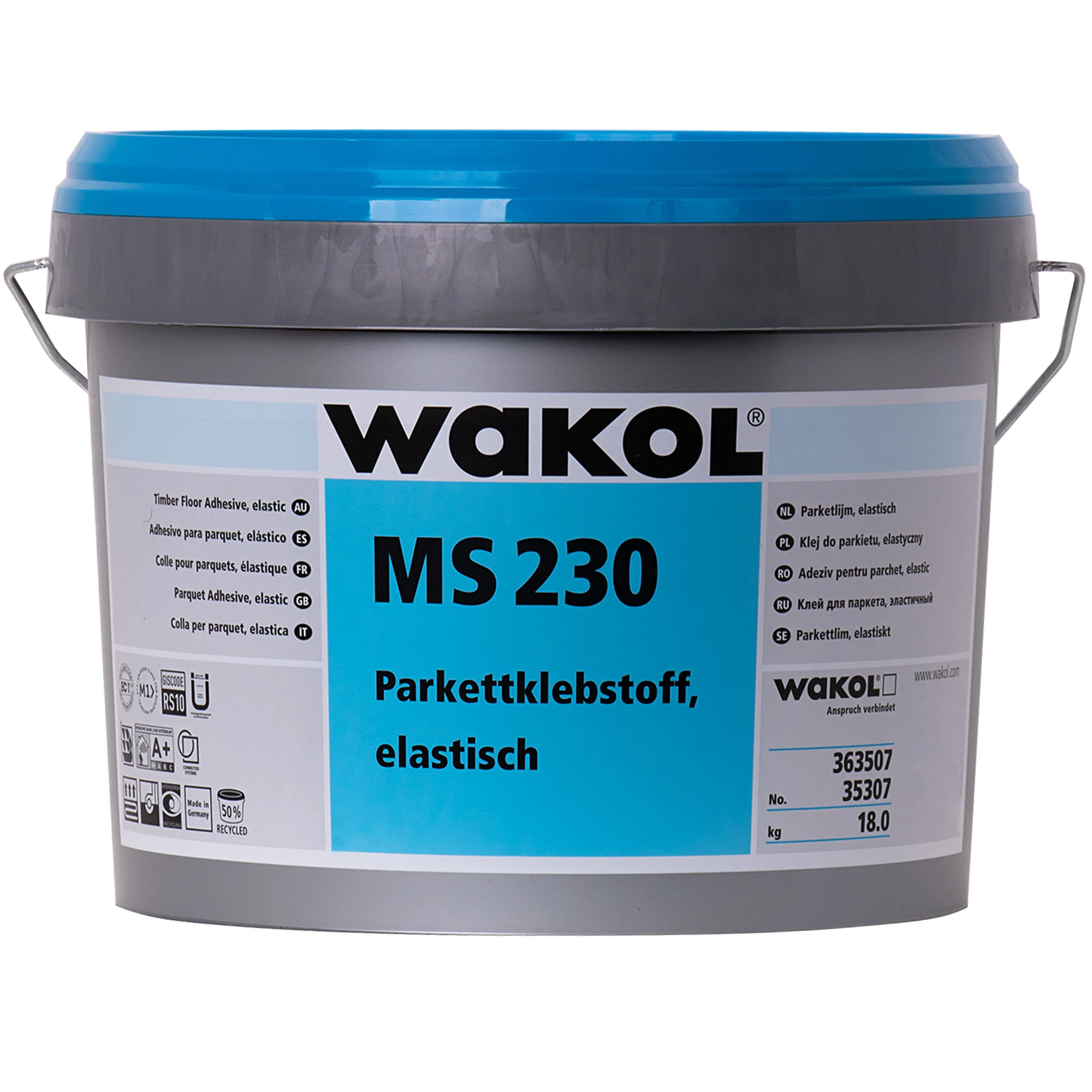 WAKOL MS 230 Parkettklebstoff elastisch 18kg