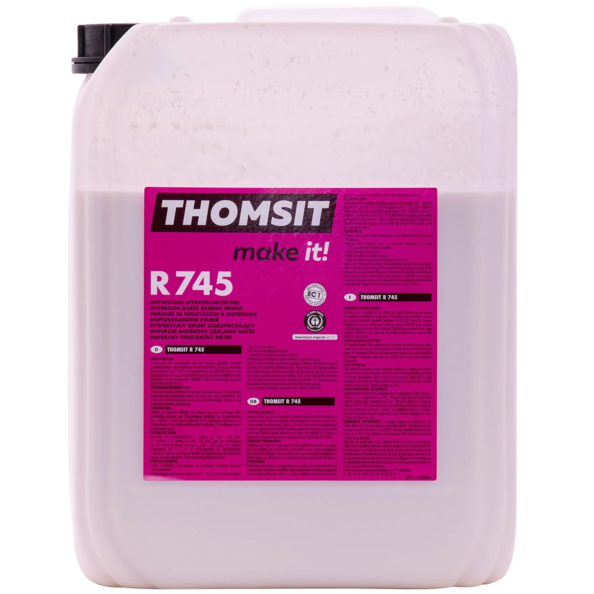 "THOMSIT R 745 Dispersions-Sperrgrundierung 10kg image"