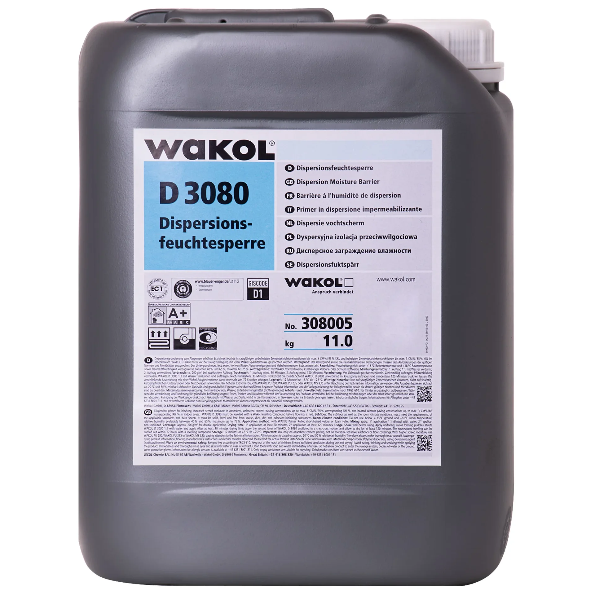 "WAKOL D 3080 Dispersionsfeuchtesperre 11 kg image"