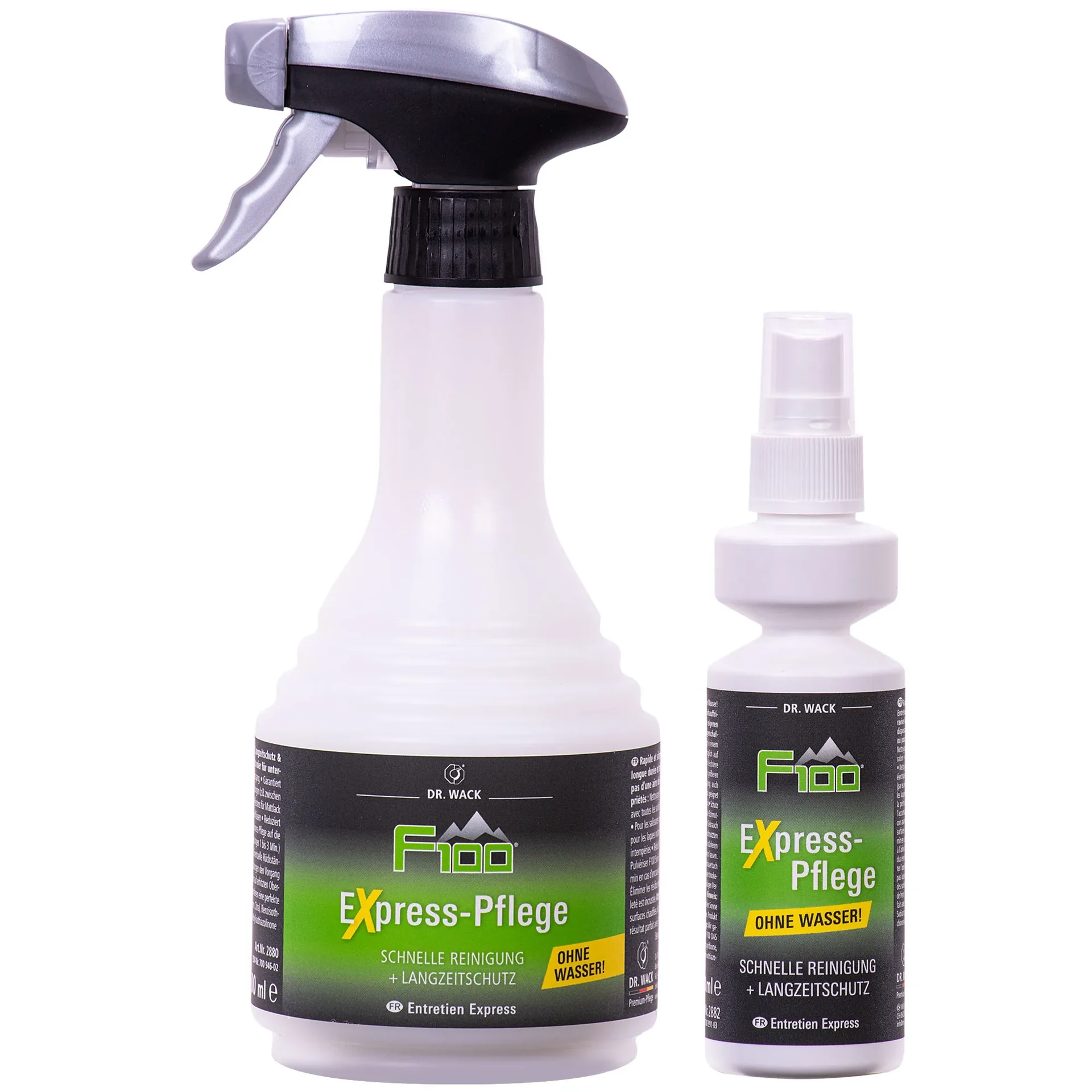 "DR. WACK F100 Express-Pflege in verschiedenen Größengebinden image"