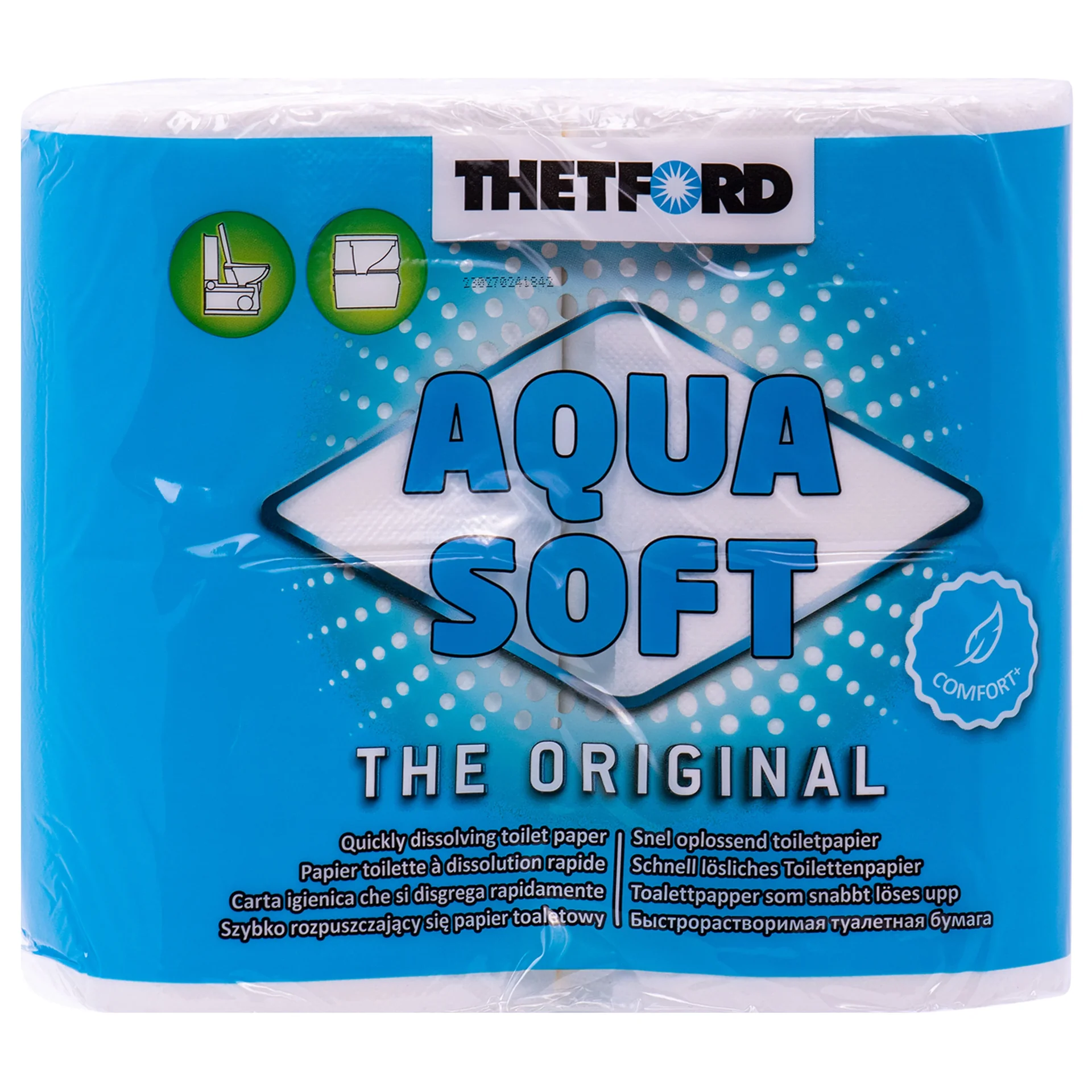 "THETFORD Aqua Soft Toilettenpapier 1 Packung = 4 Rollen image"