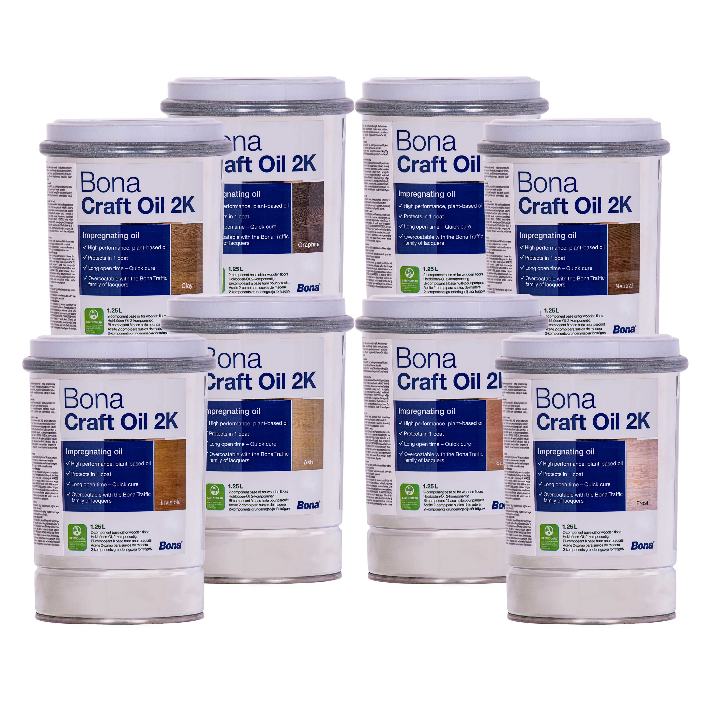 BONA Craft Oil 2K in verschiedenen Ausführungen