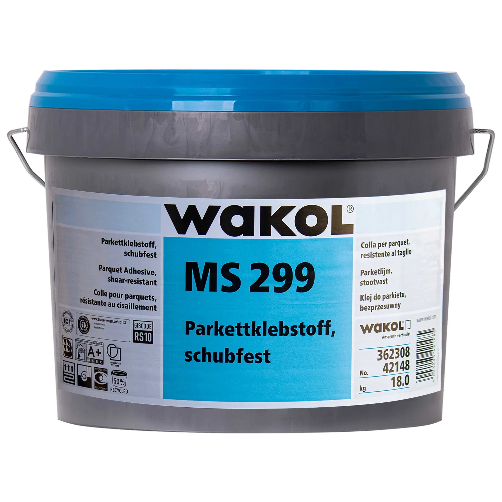 "WAKOL MS 299 Parkettklebstoff  blauer Engel image"